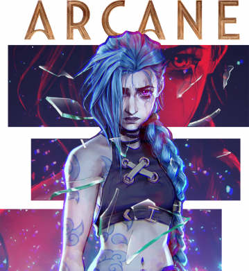 Шеврон круглый Arcane tv LoL 2