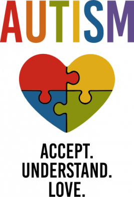 Рулетка-брелок «Аутизм — Принять. Понять. Полюбить» 2