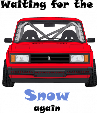 Принт Блокнот А5 Waiting for the snow again, Фото № 2 - FATLINE