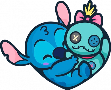 Женская футболка Стич с куклой 2