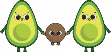 Свитшот оверсайз Семья авокадо 2