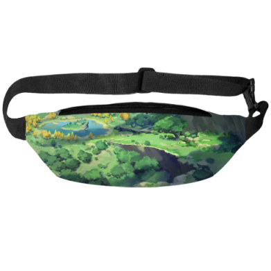 3D сумка-бананка Genshin Impact World 2