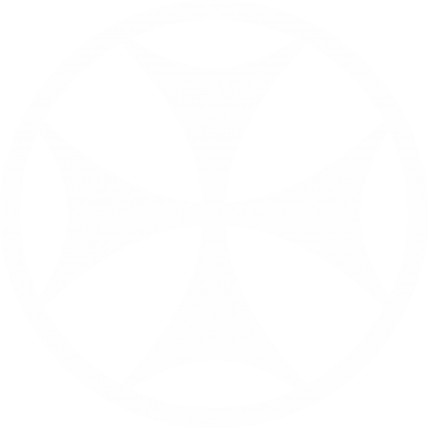 Шеврон круглый Грузинский Крест 2