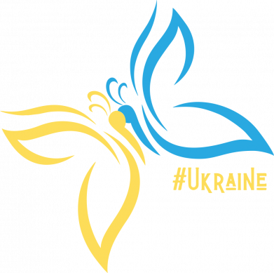 Кружка двоколірна 320ml Метелик Україна 2