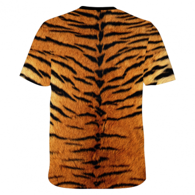 Чоловіча 3D футболка Tiger Skin 2