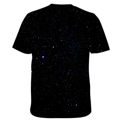 Мужская 3D футболка Death Star 2