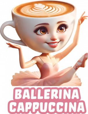 Принт Детская футболка BALLERINA CAPPUCCINA, Фото № 2 - FATLINE