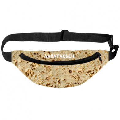 Принт 3D сумка-бананка Шаурма лапатасьен, Фото № 2 - FATLINE