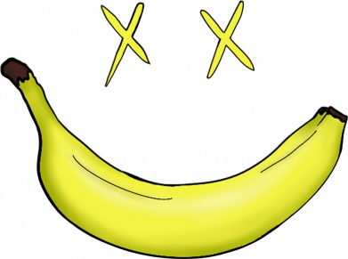 Женская футболка Banana smile 2