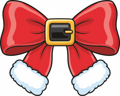 Різдвяний бантик Санта