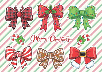 Різдвяні бантики