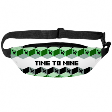 3D сумка-бананка Creeper Optical Illusion 2