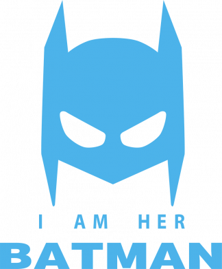 Шеврон круглый I Am Her Batman 2