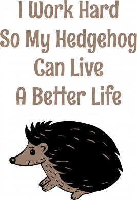 Мужская футболка Stedman Hedgehog with text 2