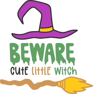 Принт Шопер Beware cute little witch, Фото № 2 - FATLINE
