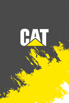 Чохол з розділу Трактори та комбайни CAT and grunge background для Apple iPhone 13 2