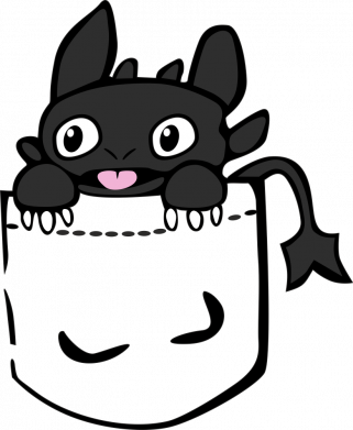 Шеврон круглый Беззубик в кармане 2