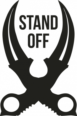 Шеврон круглий Sandoff Knife 2