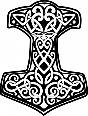 Шеврон щит Hammer torus pattern 2