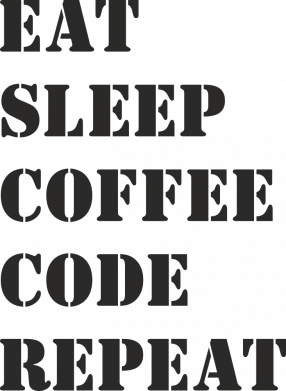 Чехол из раздела Программистам Eat sleep coffee code repeat для Oppo A55 4G 2