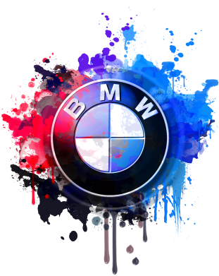 Детская футболка BMW logo art 2 2