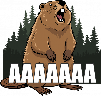 Кружка 420ml бобер з мемів 2