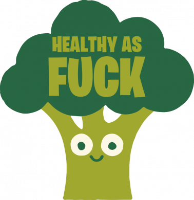 Принт Кружка двоколірна 320ml Healthy as fuck, Фото № 2 - FATLINE