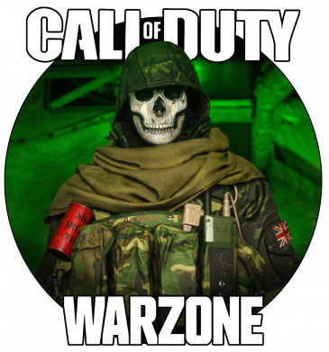 Мужская футболка Stedman Call of duty Warzone ghost green background 2
