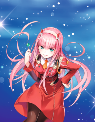 Чехол из раздела Darling in the Franxx Zero Two Stars для Xiaomi Redmi Note 8T 2