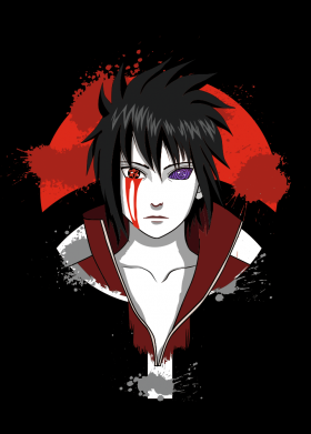 Принт Блокнот А5 Uchiha Sasuke Art, Фото № 2 - FATLINE