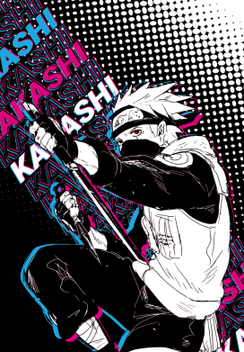 Принт Блокнот А5 Hatake Kakashi, Фото № 2 - FATLINE