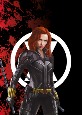 Чехол из раздела Черная вдова Natasha Romanoff Black Widow для Apple iPhone 16 Pro Max 2