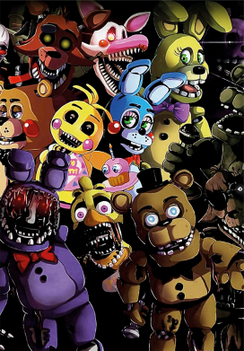 Принт Чохол для Samsung A33 5G FNAF Animatronics, Фото № 2 - FATLINE