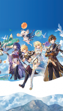 Чехол из раздела Genshin Impact Teyvat Genshin Impact для Xiaomi Mi11 Lite 2