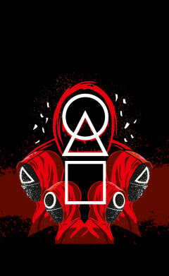 Шеврон круглий Гра В Кальмара 3D 2