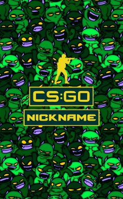 Прапор Your Nickname CsGo backraund mp9 impire 2