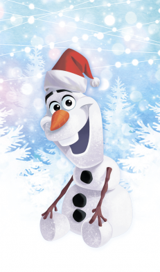 Флаг Olaf in a New Year's hat 2