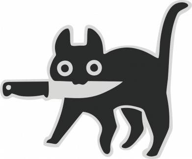 Фляга Arm Cat with a knife 2