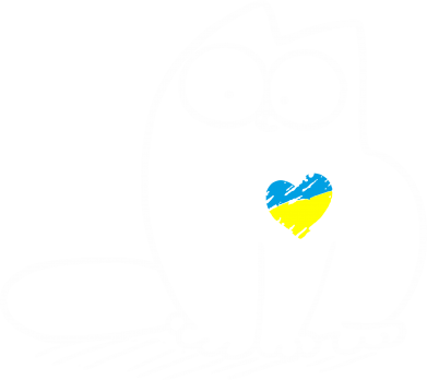 Пляшка для води River Типовий український кіт 2