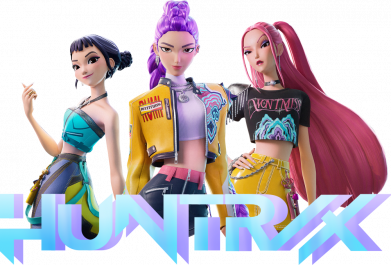 Huntrix girls together