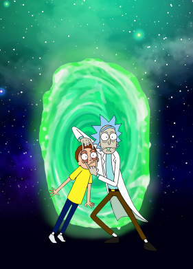 Принт Чехол для Xiaomi 11T Look Morty Space, Фото № 2 - FATLINE