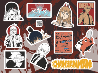 Стікерпак Chainsaw Man Стікерпак 2
