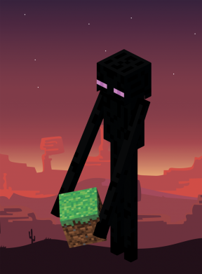 Принт Чохол для iPhone 15 Plus Enderman, Фото № 2 - FATLINE