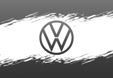Принт 3D шапка Volkswagen logo and grunge, Фото № 1 - FATLINE