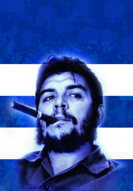 Прапор Che Guevara on the flag of Cuba 2