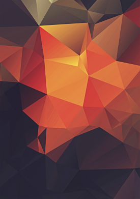 Стікер Polygon abstraction 2