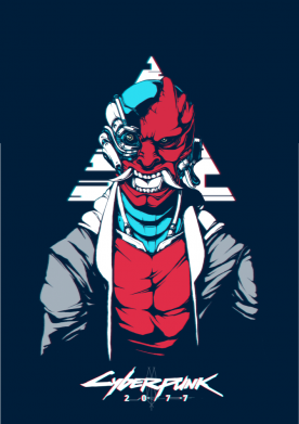 Чехол из раздела Cyberpunk 2077 Cyberpunk 2077 Troll для Xiaomi Redmi Note 8 2