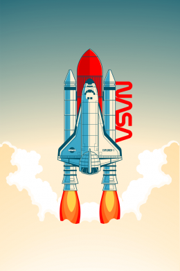 Чехол из раздела Nasa NASA logo and rocket для OnePlus 9 2