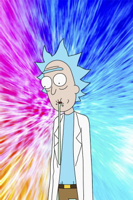 Флаг Rick is a colorful illusion 2