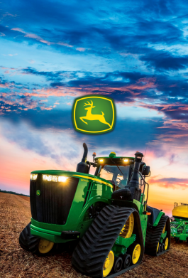 Принт Чехол для Xiaomi Redmi Note 10 Pro 5g John Deere Sunrise, Фото № 2 - FATLINE